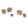 thumbnail image 3 of 100 Pieces Assorted .5-1cm Natural  Slices Round Logs Circles Discs For , Home Hanging Decorations, Wedding Event Orn, 3 of 8