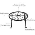 thumbnail image 4 of INCTUO 3 Pack Metal Plant Stand,Heavy Duty Plant Stands for Outdoor Rustproof Carved Indoor Plant Holders 100Ib Flowerpot for Garden Patio Decor, 4 of 10