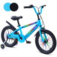 thumbnail image 2 of ICEELF 16 Inch Light Up Kids Bike with Rainbow Frame & Wheel Lights, Toddler Bicycle with Training Wheels for Boys Girls Ages 4-7, 2 of 8