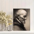 thumbnail image 2 of Qisvanset Tropical Leaf Abstract Woman Canvas Print 12x16 Inch Cafe Decor, 2 of 8