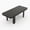 Black, variant on QinaQin 63-86.6" Extendable Farmhouse Dining Table for 6-10, Large Rectangular Wood Table with Sturdy Modern Rustic Frame, Perfect for Kitchen & Dining Room, Vintage Gray, Table Only