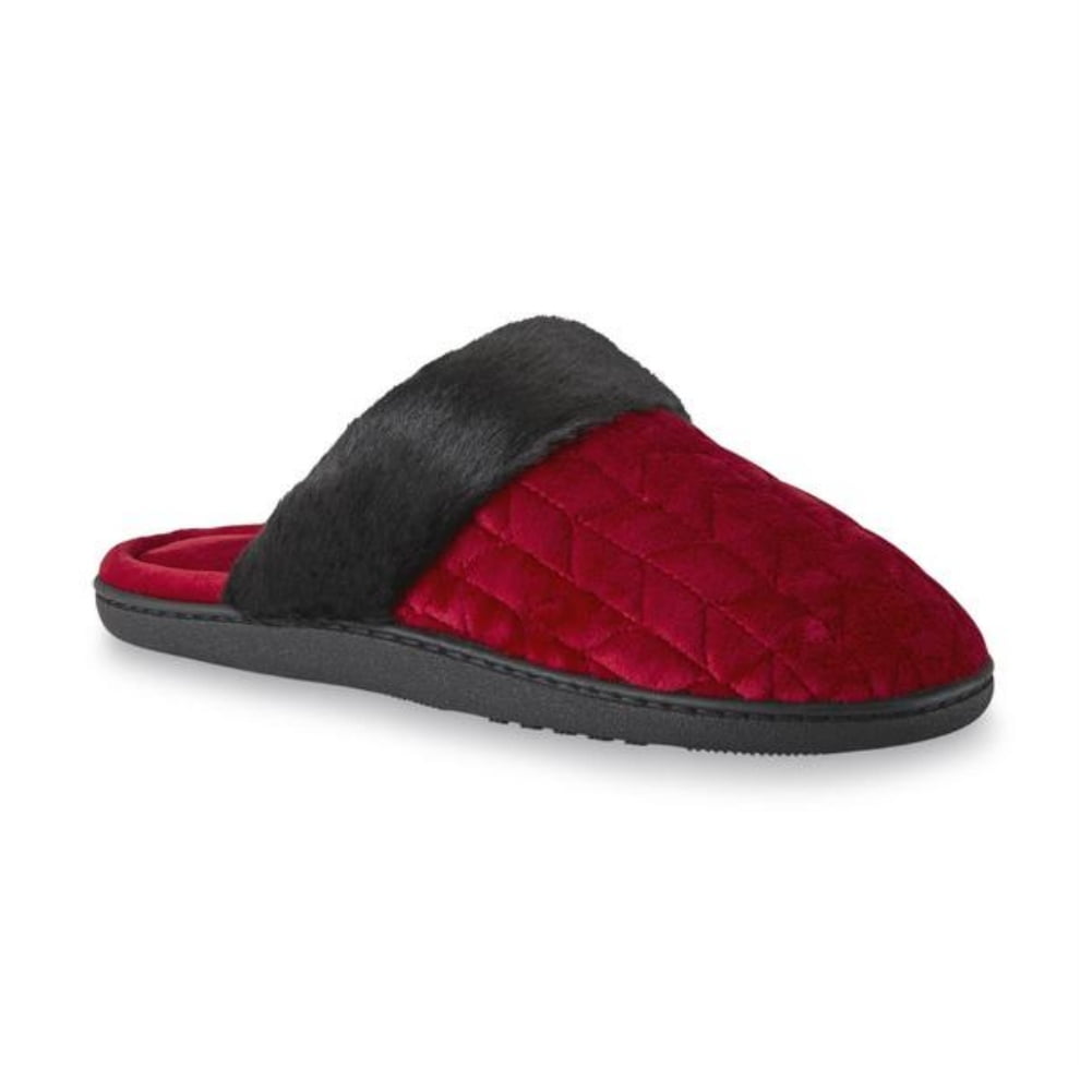 red isotoner slippers