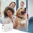 thumbnail image 6 of White Dog Ring Bearer Holder Leather Pillow Box for DIY Pet Collar Wedding Pouch Gift for DIY Proposal Engagement Supplies, 6 of 9