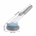 thumbnail image 2 of Cleaning Brush2 • Powerful Kitchen Dishwashing Brush for Effortless Pot Cleaning • Auto-Function Clean Without Scratching • ABS & Polyester Build for Durability and Easy Care • Ergonomic Grip for, 2 of 6