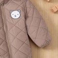 thumbnail image 5 of 18-24 Months Toddler Kids Boys Girls Onesies Snowsuits Toddler Winter Clothes Solid Romper Hooded Jumpsuit Warm Outwear Jackets Little Kids Winter Outfits, 5 of 7