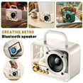 thumbnail image 3 of Daily Mix Store Radio Bluetooth Rétro en Bois - Haut-Parleur Bluetooth, Design Élégant et Vintage, Jouer de la Musique à l'Extérieur pour Fêtes de Noël pour Cultiver l'Amour de la Musique, 3 of 9