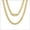 1.Gold, variant on Bandmax 6MM Miami Cuban Link Chain for Men Women Stainless Steel Chain Necklace 18 Inch Choker with Cross Cubic Zirconia Clasp Gift for Birthday