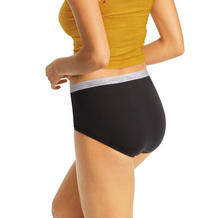 Hanes - Hanes Women's Cotton Sporty Briefs Underwear, 6-Pack - Walmart.com - Walmart.com