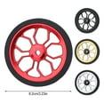 thumbnail image 2 of Sonducket 1 par de accesorios de bicicleta de rodamiento sellado multicolor de aleación de aluminio Easywheel, neumáticos de empuje, pieza de bicicleta Ciclismo Plata Sonducket OD024311-04, 2 of 6