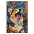 thumbnail image 3 of Hudo Funny Scream Pembroke Welsh Corgi Dog Poster Wall Art Decor Pembroke Welsh Corgi Dog Canvas Wall Art - Kitchen Pictures Wall Decor - Dog Wall Pictures, 3 of 5
