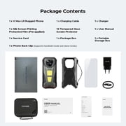 DOOGEE V Max LR 5G Rugged Smartphone with 40M Laser Ranging,36GB+512GB,200MP+32MP Camera,20500mAh/45W,MTK 7300 Rugged Phone,6.78 FHD+120Hz,1200LM Dual Camping Lights,Waterproof