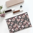 thumbnail image 6 of Kdxio Butterflies1 Makeup Bag Toiletry Bag Canvas Makeup Bags Zipper Cosmetic Pouch Travel Cosmetic Pouch for Women Gifts, 6 of 7