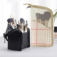 thumbnail image 4 of Bolsa organizadora de brochas de maquillaje, bolsa de viaje para cosméticos, portavasos para lápices resistente al agua y sin polvo, 4 of 5