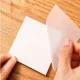 thumbnail image 4 of Bloc de notas de papel de calco reposicionable, notas adhesivas transparentes para cambios no permanentes, marcadores cuadrados transparentes, material de oficina y escuela, 400 hojas, 7,6 cm x 7,6 cm, 4 of 5