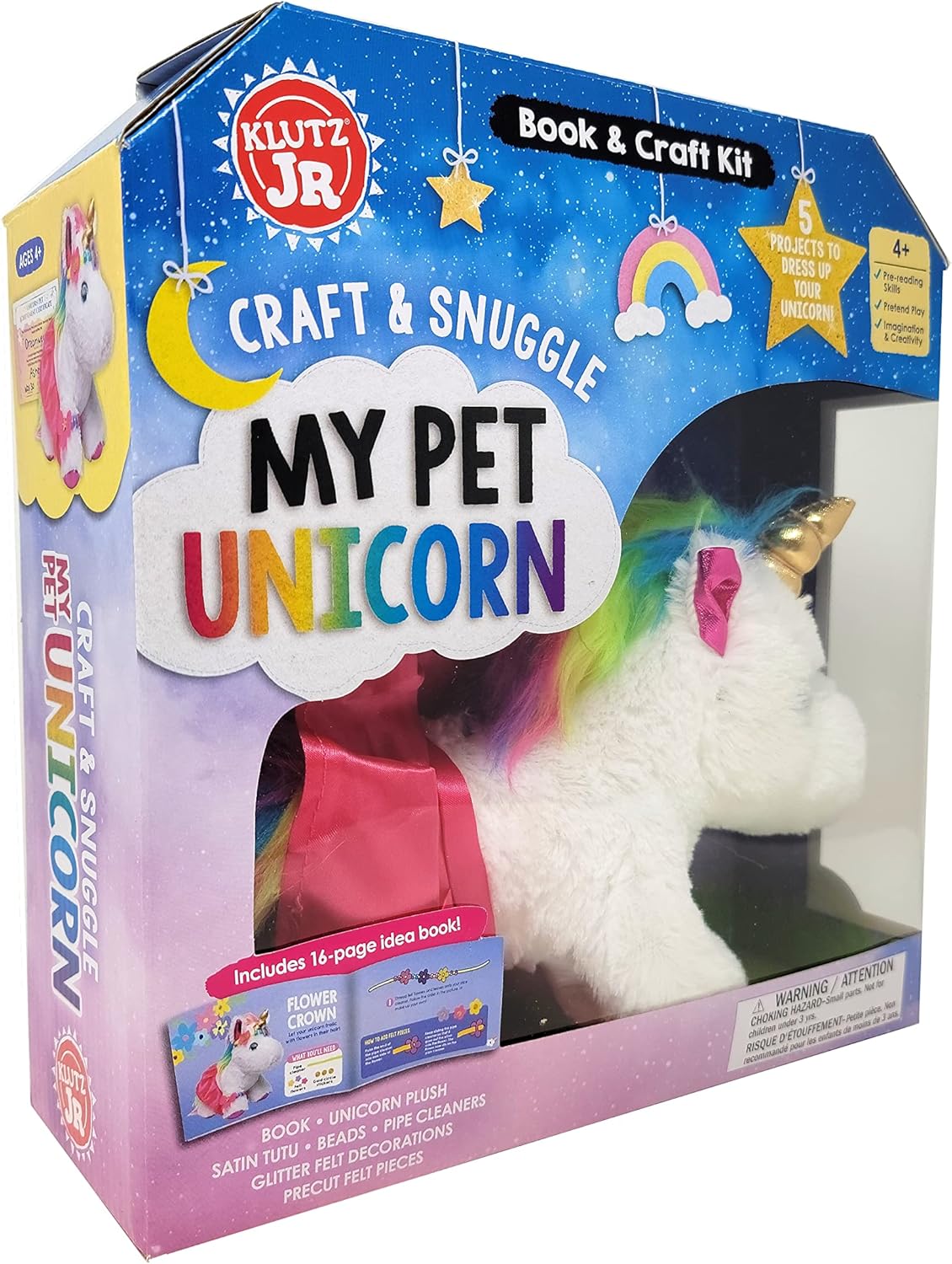 Klutz Jr. Craft & Snuggle: My Pet Unicorn Book & Craft Kit