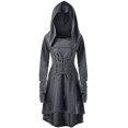 thumbnail image 2 of Vestido De Cosplay Con Capucha De Manga Larga, Vestido De Fiesta De Halloween, Ropa De Mujer, 2 of 4