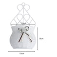 thumbnail image 7 of Travelwant 2Packs Hanging Planter Rustic Vintage Wall Mounted Echelon Shape Flower Pot Indoor Outdoor Freestanding Decorative Display Basket Holder, 7 of 7