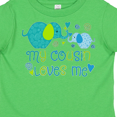thumbnail image 4 of Inktastic My Cousin Loves Me- Cute Elephants Boys or Girls Toddler T-Shirt, 4 of 5