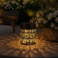 thumbnail image 5 of Decorative Solars Mandala Lights,Colorful RGB Hole Wall Lamp,Metal Solars Powered Outdoors Deck Steps Walls Lights,Mandala Theme Waterproof Fence Light for Garden Post Patio Backyard Yard Decor, 5 of 6