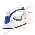 thumbnail image 6 of Travel Iron, Portable Foldable Folding Compact Handheld Steam Travel Iron Adjustable Temperature Control 110V, 6 of 9