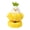 Yellow, variant on lanema Ceramic Garlic Bird Figurine Spinner Lovely Tabletops Ornament Garlic Bird Statue