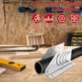 thumbnail image 2 of HLONK 2pcs Insulation Pipe Cutter Precision Pipe Insulation Cutting Guide Adjustable Rubber Pipe Insulation Cutter Guide Stainless Steel Foam Pipe Insulation Cutting Guide for Home Indust, 2 of 10