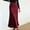 Purple, variant on USSUMA Women'S Skirts Midi Skirt Solid Color High Waist Mid-Calf Skirt Casual Dresses Comfortable Skirt Street 50% off Clear Army Green Skirt for Women L