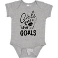 thumbnail image 3 of Inktastic Girls Gotta Have Goals Hockey Player Girls Baby Bodysuit, 3 of 5