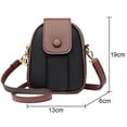 thumbnail image 2 of Bolso pequeño para teléfono celular, bolso cruzado para mujer, cartera de cuero, 2 of 5