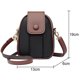 thumbnail image 2 of Bolso bandolera pequeño para teléfono móvil para mujer, cartera de cuero, 2 of 5