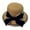 Khaki, variant on Women's Wide Brim Straw Sun Hat, UPF 50 Beach Hat with Flat Brim Design, Summer Vacation Sun Protection Accessory for Beach and Outdoor Activities