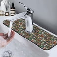 thumbnail image 7 of Logiee Alcohol Bottles Print Kitchen Sink Splash Guard Faucet Mat for Splash Guard Behind Faucet Drip Catcher for Kitchen,Bathroom,Sink Mat,Dish Drying Mat,Bathroom-15" X 5.5", 7 of 7