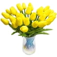 thumbnail image 4 of Ramo de flores de tulipanes artificiales + para boda, oficina, fiesta, decoración del hogar oso de fresa Electrónica, 4 of 4