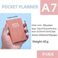thumbnail image 2 of 2025 A7 Mini Travel Diary Notebook with Organizer for Daily Planning, Compact Size for Portability in School, Office, or Trips, 2 of 2