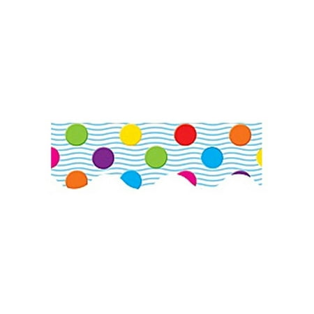 - Teacher Created Resources Multicolor Polka Dots Border Trim