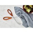 thumbnail image 4 of Nambe Curvo Salad Scissors, 13" Kitchen Tongs for Cooking, Stainless Steel and Acacia Wood, 4 of 6