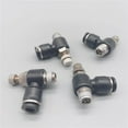 thumbnail image 5 of 10pcs Black 4-12mm Tube - M5 1/8" 1/4" 3/8" 1/2" Male Thread Push to connect Fitting Elbow Pneumatic Speed Flow Controller Fittings
--------
,Leak Free Connections, 5 of 5