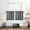 Tiers Black White, variant on Beige Buffalo Plaid Cafe Curtains Farmhouse Tiers Kitchen Curtain 24 Inches Long, Flax Rustic Gingham Check Small Window Short Drapes for Kitchens Bathroom, 28" x 24", Beige, Set of 2
