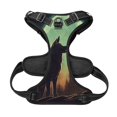 thumbnail image 2 of No Pull Dog Harness For Small Dogs Easy Walk Dog Vest Adjustable Collars Harnesses & Leashes Set Breathable Oxford Outdoor Walking Safety Reflective Strip The Wolf Under The Moon, 2 of 9