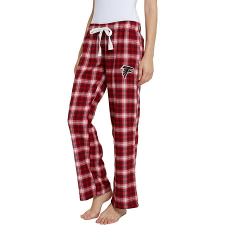 red and black flannel joggers