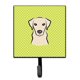 thumbnail image 1 of ""Caroline'S Treasures Bb1284Sh4 Correa O Llavero Para Labrador Amarillo, Verde Lima Y Tablero De Ajedrez, Pequeño, Multicolor"", 1 of 1