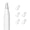 Clear, variant on 5Pcs Silicone Pencil Replacement Tip Quiet Paper Nibs Drawing & Writing Noise Reducing Pen Tip Case for Pencil 3