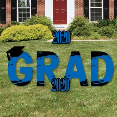 Blue Grad Best Is Yet To Come Yard Sign Outdoor Lawn Decorations Royal Blue Graduation Party Yard Signs Grad Walmart Com Walmart Com