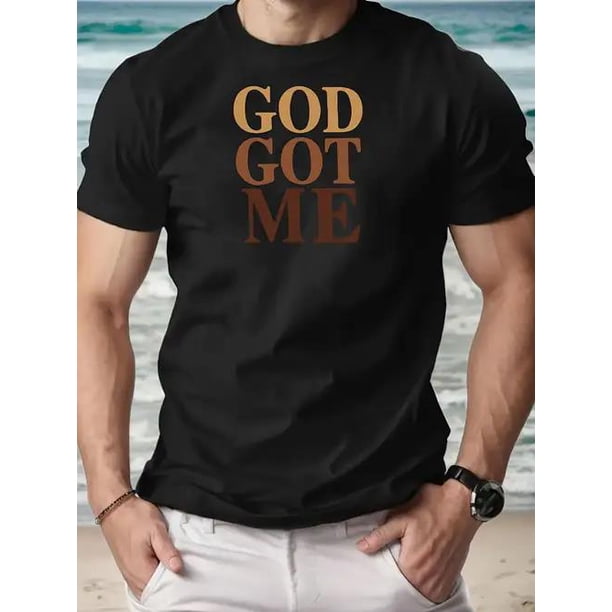God Graphic Print T-Shirt - Fun, Stylish, Comfortable for Casual Wear