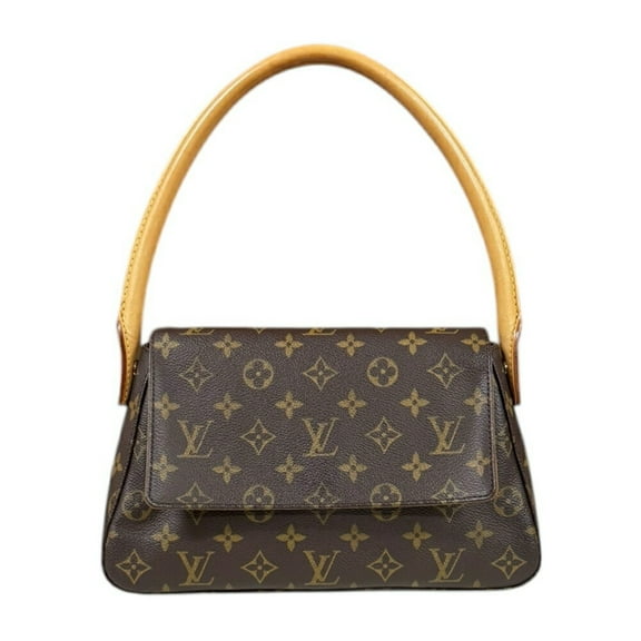 Pre-Owned Louis Vuitton Looping Monogram Shoulder Bag Canvas M51147 Brown Women's... (Good)