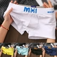 thumbnail image 6 of Men Breathable Bulge Panties Underpants Trunks Boxer Briefs Shorts Underwear, 6 of 11