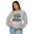 thumbnail image 3 of Early Bird Gets Worm Mouse Cheese Sweatshirt for Men or Women Brisco Brands S, 3 of 6