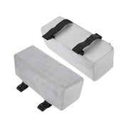 Office Chair Arm Pads, 2pcs Office Chair Arm Cover Office Chair Pads Long 4in Thick Armrest Cushion, Grey