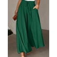 thumbnail image 3 of Pantalones Eytino para mujer, talla grande, casuales, elásticos, cintura alta, 1X, 3 of 6