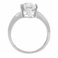 thumbnail image 2 of 2.5 ct Marquise Cut Moissanite Solitaire 14K White Gold Womens Engagement Ring, 2 of 5